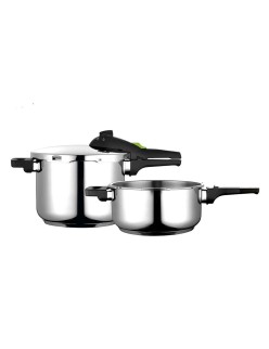 Set of pressure cookers Fagor Stainless steel 10 L 2 Pieces