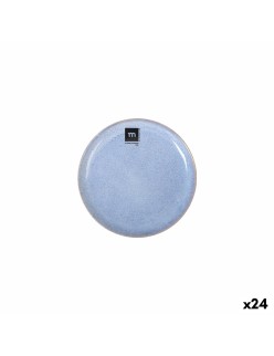 Prato de Jantar La Mediterránea Macarella blue Ø 16 cm (24 Unidades)
