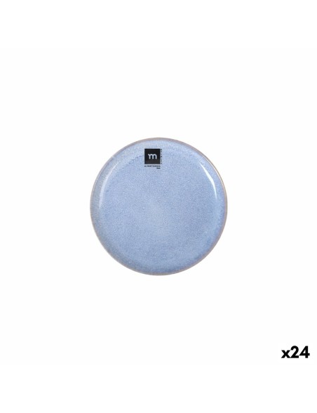 Prato de Jantar La Mediterránea Macarella blue Ø 16 cm (24 Unidades)