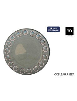 Piatto da pranzo La Mediterránea Almudena Grigio (12 Unità)