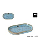 Serving Platter La Mediterránea Scratch  blue (18 Units)