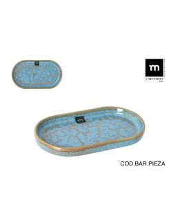 Serving Platter La Mediterránea Scratch  blue (18 Units)