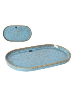 Serving Platter La Mediterránea Scratch blue (6 Units)