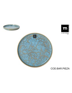 Serving Platter La Mediterránea Scratch blue (18 Units)