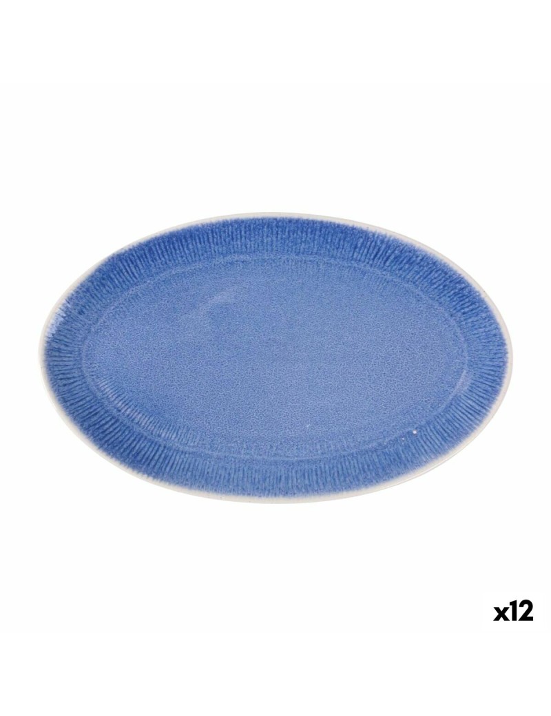 Recipiente de Cozinha La Mediterránea Calobra Azul 34,1 x 20,7 cm (12 Unidades)