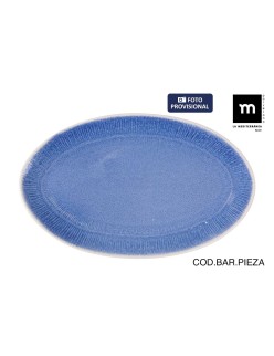 Recipiente de Cozinha La Mediterránea Calobra Azul 34,1 x 20,7 cm (12 Unidades)