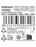 Prato de Jantar La Mediterránea Ocean blue (12 Unidades)