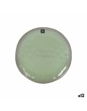 Flacher Teller La Mediterránea Macarella green Ø 26,5 cm (12 Stück)