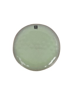 Flacher Teller La Mediterránea Macarella green Ø 26,5 cm (12 Stück)