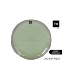 Flacher Teller La Mediterránea Macarella green Ø 26,5 cm (12 Stück)