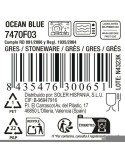 Prato de Jantar La Mediterránea Ocean blue (12 Unidades)