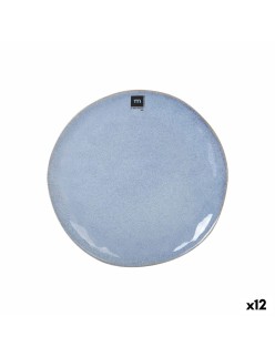 Prato de Jantar La Mediterránea Macarella blue Ø 26,5 cm (12 Unidades)