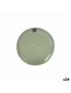 Prato de Jantar La Mediterránea Macarella green Ø 20,5 cm (24 Unidades)