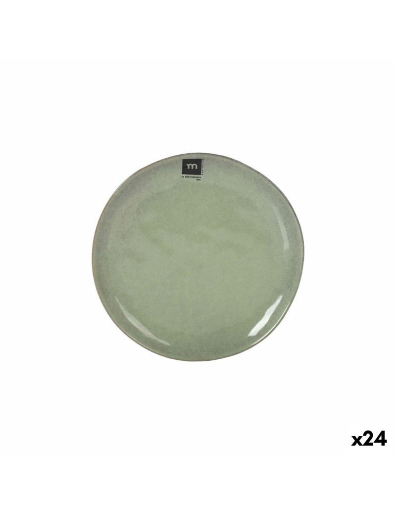 Piatto da pranzo La Mediterránea Macarella green Ø 20,5 cm (24 Unità)