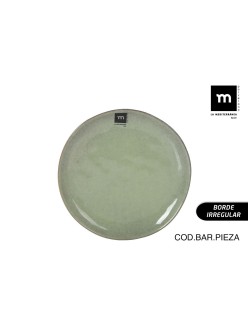 Piatto da pranzo La Mediterránea Macarella green Ø 20,5 cm (24 Unità)