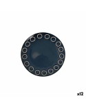Assiette plate La Mediterránea Almudena Bleu (12 Unités)