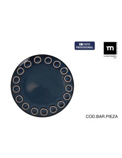 Piatto da pranzo La Mediterránea Almudena Azzurro (12 Unità)