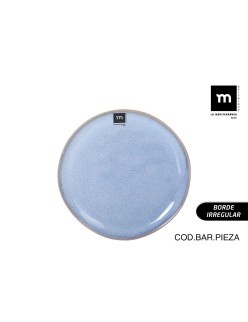 Flacher Teller La Mediterránea Macarella blue Ø 20,5 cm (24 Stück)