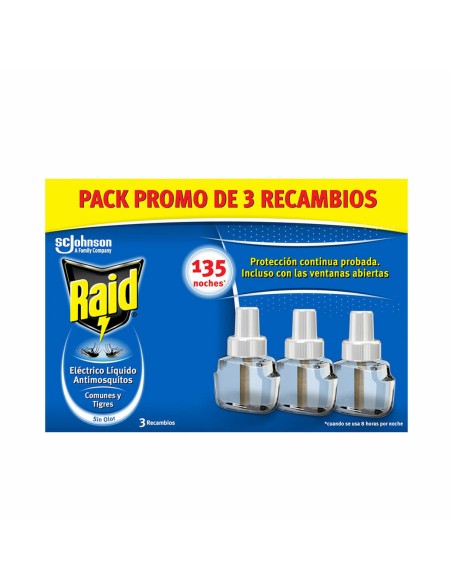 Recambio Antimosquitos Raid   (3 Unidades)