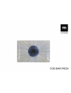 Recipiente de Cozinha La Mediterránea Irys Retangular 20 x 13 x 2 cm (24 Unidades)