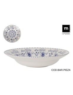 Prato para Massa La Mediterránea Blur Ø 29 cm (6 Unidades)
