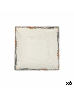 Prato de Jantar La Mediterránea Albus 24 x 24 x 2 cm (6 Unidades)