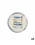 Flat Plate La Mediterránea Peixe Ø 26 cm (6 Units)