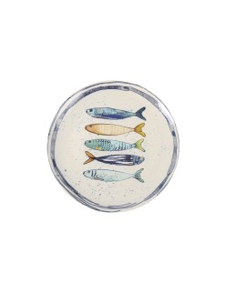 Piatto da pranzo La Mediterránea Peixe Ø 26 cm (6 Unità)
