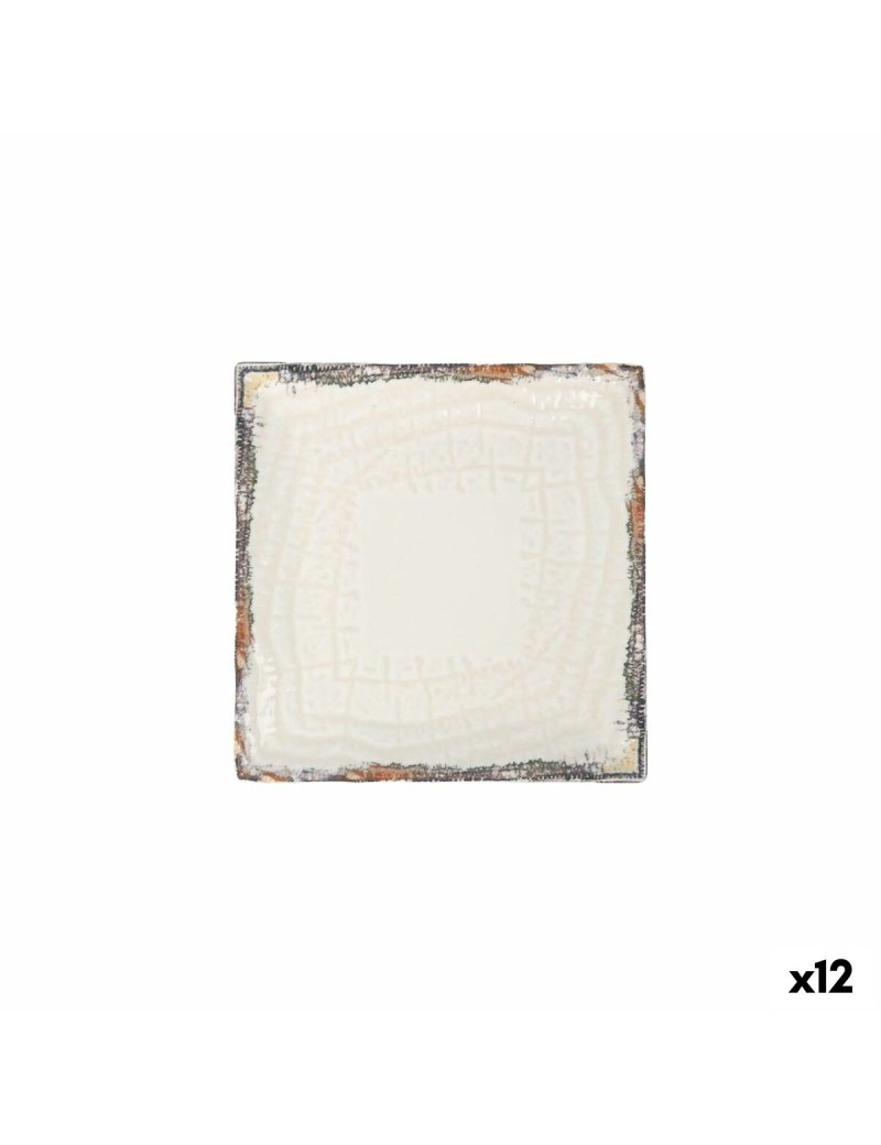 Assiette à dessert La Mediterránea Albus 18 x 18 x 2 cm (12 Unités)