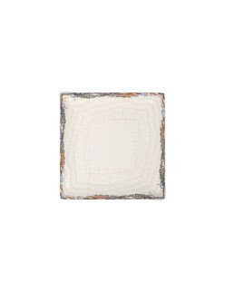 Piatto da Dolce La Mediterránea Albus 18 x 18 x 2 cm (12 Unità)