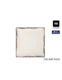 Piatto da Dolce La Mediterránea Albus 18 x 18 x 2 cm (12 Unità)