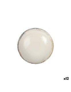 Prato Fundo La Mediterránea Albus Ø 21 cm (12 Unidades)