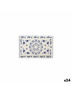 Serving Platter La Mediterránea Blur Rectangular 20 x 13 x 2 cm (24 Units)
