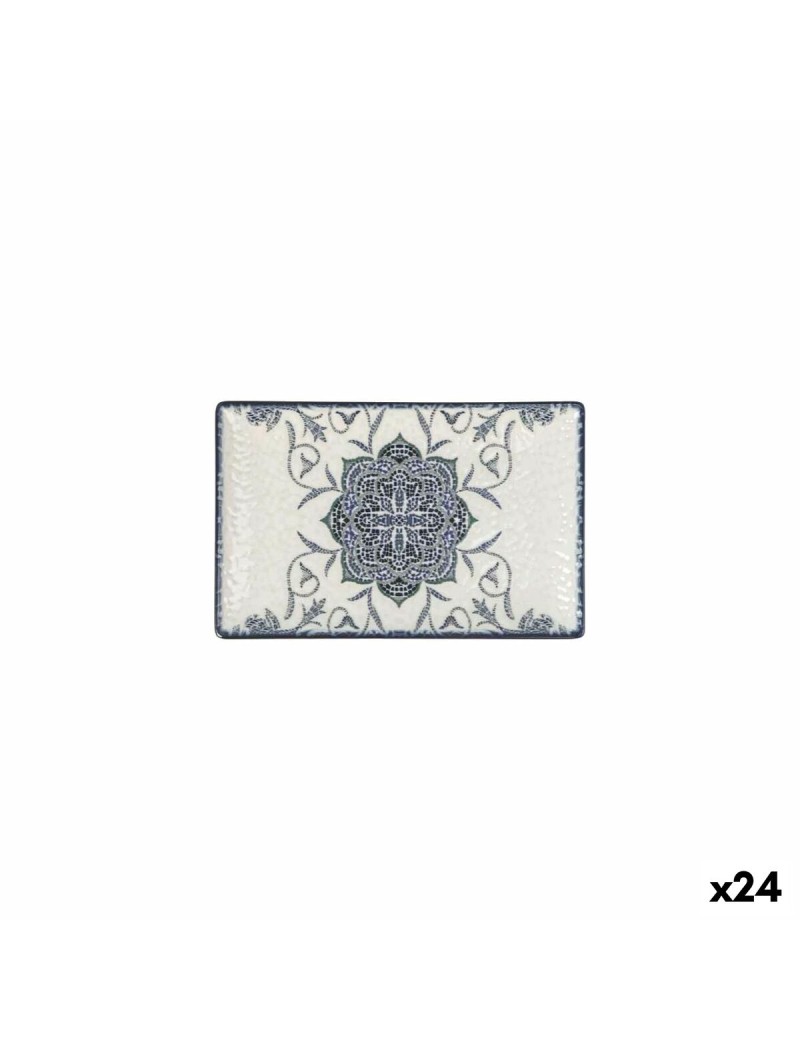 Recipiente de Cozinha La Mediterránea Rosetta Retangular 20 x 13 x 2 cm (24 Unidades)