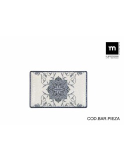 Serving Platter La Mediterránea Rosetta Rectangular 20 x 13 x 2 cm (24 Units)