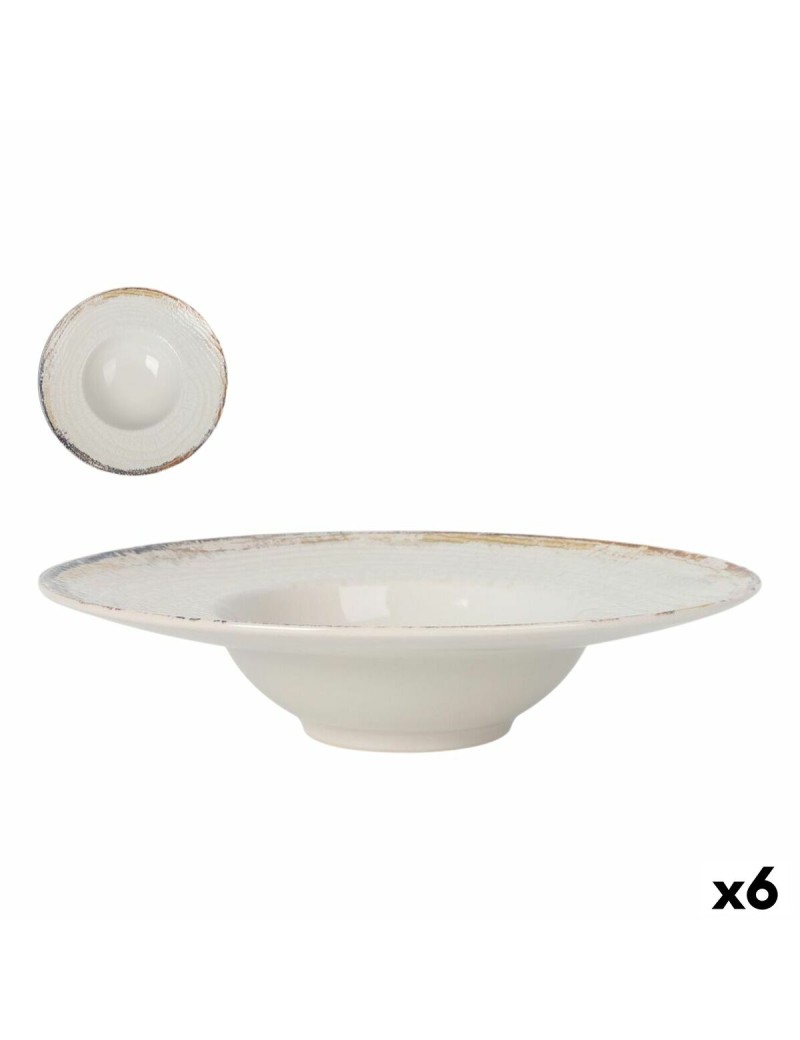 Prato para Massa La Mediterránea Albus Ø 28 cm (6 Unidades)