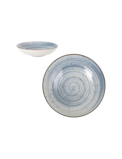 Deep Plate La Mediterránea Swirl Ø 21 cm (12 Units)