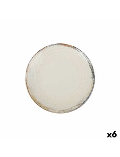 Flat Plate La Mediterránea Albus Ø 26 cm (6 Units)