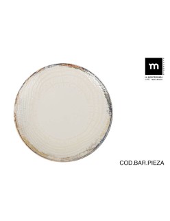 Flat Plate La Mediterránea Albus Ø 26 cm (6 Units)