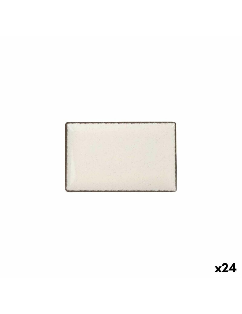 Serving Platter La Mediterránea Anllo Rectangular 20 x 13 x 2 cm (24 Units)