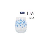 Set of glasses LAV GAIA 4 Pieces (6 Units)