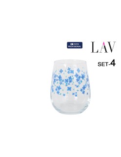 Set of glasses LAV GAIA 4 Pieces (6 Units)