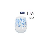 Set of glasses LAV GAIA 4 Pieces (6 Units)