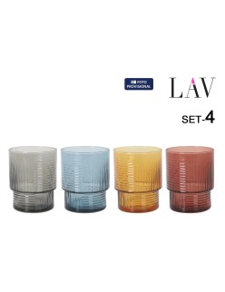 Set of glasses LAV HLN356PFT.61 4 Pieces (6 Units)