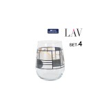 Set of glasses LAV GAIA 4 Pieces (6 Units)