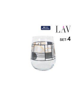 Set di Bicchieri LAV GAIA 4 Pezzi (6 Unità)