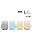 Set of glasses LAV GAIA 4 Pieces (6 Units)