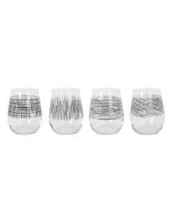 Set of glasses LAV GAIA 4 Pieces (6 Units)