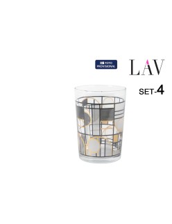 Set of glasses LAV BDG392SB4942 515 ml (6 Units)