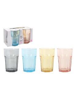 Set of glasses LAV ARAS 4 Pieces (6 Units)